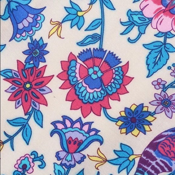 SOLD OUT Colorful Floral Peacock Bohemian Kimono Duster - Picture 12 of 13